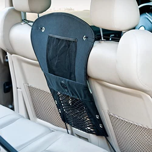 K&H Pet Products Travel Safety Barrier for Cats & Dogs - Black, 23" x 24" - Secure & Durable Travel Solution 1 Mia's Pet Supply K&H Pet Products Travel Safety Barrier Black 23" X 24"