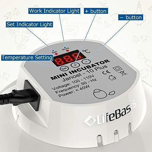 Budget Mia's Pet Supply Life Basis Egg Incubator for Chicken Coops | Reliable & Efficient Hatching Solution 6 Mia's Pet Supply Life Basis Egg Incubator