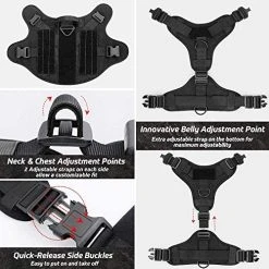 Mia's Pet Supply Tactical Dog Harness Vest with Handle - Large Size, Durable & Comfortable for Dogs 20 Mia's Pet Supply Leashes And Harness Tactical Dog Harness Vest Large With Handle
