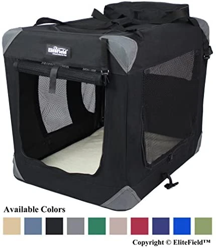 Mia's Pet Supply EliteField 3-Door Folding Soft Dog Crate - Indoor & Outdoor Travel Pet Home 18 Mia's Pet Supply EliteField 3-Door Folding Soft Dog Crate, Indoor & Outdoor Pet Home Travel