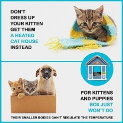 Mia's Pet Supply PETYELLA Cat Houses For Outdoor Cats - Heated Cat Bed