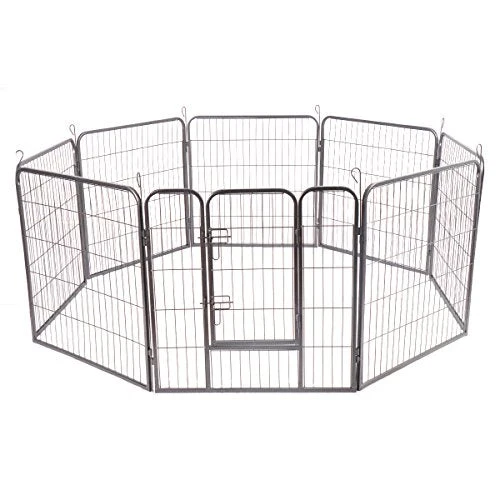 Brand New Mia's Pet Supply Giantex 24/32/40/48 Inch Dog Playpen with Door - 16/8 Panel Pet Playpen for Dogs 9 Mia's Pet Supply Giantex 24/32/40/48 Inch Dog Playpen With Door, 16/8 Panel Pet Playpen