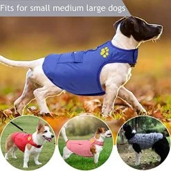 Mia's Pet Supply Doggiekit Dog Cold Weather Costs, Reversible Waterproof Warm Dogs Jacket