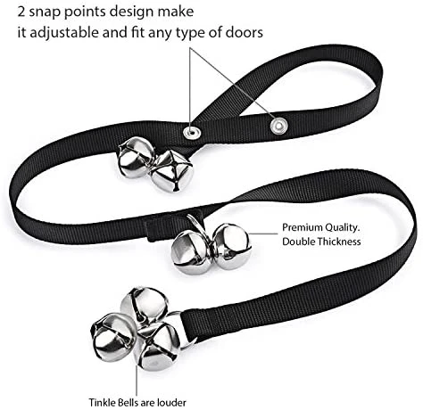 Mia's Pet Supply Solredo Dog Doorbells - Premium Training Potty Bells for Dogs 4 Mia's Pet Supply Solredo Dog Doorbells Premium Quality Training Potty Great Dog Bells