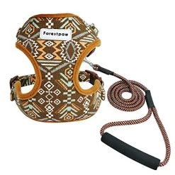 Mia's Pet Supply Multi-Colored Stylish Dog Walking Vest Harness And Leash Set- Leashes And Harness