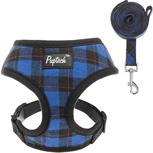 PUPTECK Soft Mesh Dog Harness with Leash - Comfortable & Adjustable for Small to Large Dogs 8 Mia's Pet Supply : PUPTECK Soft Mesh Dog Harness With Leash -