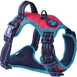 Mia's Pet Supply Leashes And Harness PHOEPET 2019 Upgraded No Pull Dog Harness, 3M Reflective Adjustable Vest