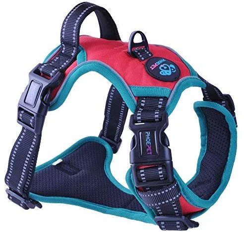 Mia's Pet Supply 2019 Upgraded No-Pull Dog Harness - 3M Reflective Adjustable Vest for Dogs 1 Mia's Pet Supply Leashes And Harness PHOEPET 2019 Upgraded No Pull Dog Harness, 3M Reflective Adjustable Vest