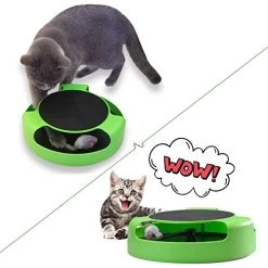 Mia's Pet Supply FYNIGO Cat Interactive Toys With A Running Mice