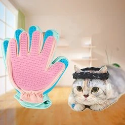 Mia's Pet Supply Grooming Glove - Hair Removal Glove for Cats & Dogs | Pet Hygiene Essential 7 Mia's Pet Supply Hygiene Pet Grooming Glove Hair Removal
