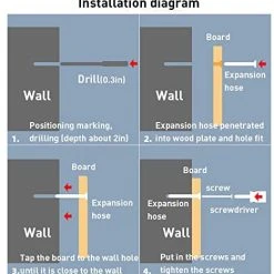 MOCOHANA Wooden Wall-Mounted Cat Bridge with 2 Fixed Brackets - Durable Cat Perch for Climbing & Play 15 Mia's Pet Supply MOCOHANA Wooden Wall-Mounted Cat Bridge With 2 Fixed Brackets Cat Perch Mod