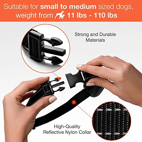 Mia's Pet Supply DogRook Humane Anti-Bark Training Collar for Dogs - Safe & Effective Bark Control 5 Mia's Pet Supply DogRook Dog Bark Collar - Humane Care Anti Barking Training Collar