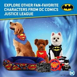 Mia's Pet Supply DC Comics For Pets Batman Dog Harness