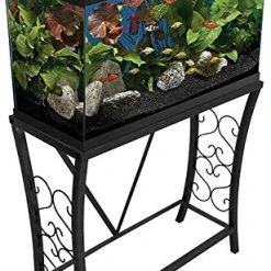 Mia's Pet Supply Fish Products Aquatic Fundamentals 55 Gallon Metal Aquarium Stand