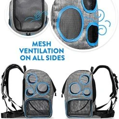 Mia's Pet Supply Purrfect Pack Cat Backpack (Basic) Backpack For Cats Small Dogs Puppies Travel