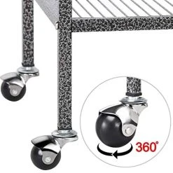 Yaheetech 54-inch Wrought Iron Large Parrot Cage - Durable Bird Cage for Parakeets, Cockatiels, and Small Birds 14 Mia's Pet Supply Aviary & Perches Yaheetech 54-inch Wrought Iron Standing Large Parrot Parakeet Flight Bird Cage