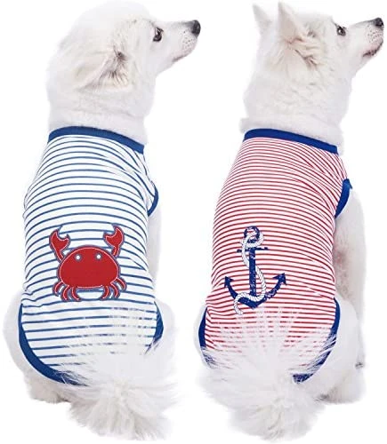 Mia's Pet Supply Patriotic Blueberry Pet Apparel - Pack of 2 Soft & Comfy USA Flag Cat & Dog Outfits 15 Mia's Pet Supply Blueberry Pet Pack Of 2 Soft & Comfy Patriotic Spirit USA Stars Stripes American Flag Apparel