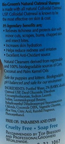 Mia's Pet Supply Bio-groom Natural Oatmeal Shampoo for Cats & Dogs - Gentle Hygiene Solution 2 Mia's Pet Supply : Bio-groom Natural Oatmeal Shampoo Hygiene