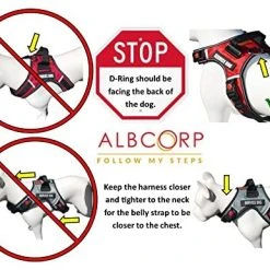 Mia's Pet Supply Reflective Dog Vest Harness - Woven Nylon & Neoprene Handle | ALBCORP Service 19 Mia's Pet Supply Leashes And Harness ALBCORP Service Dog Vest Harness - Reflective - Woven Nylon, Neoprene Handle