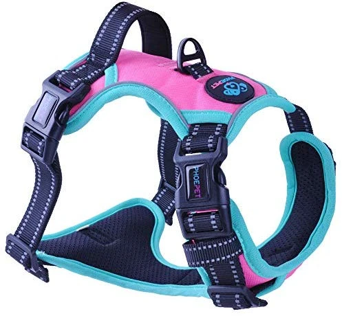 Mia's Pet Supply 2019 Upgraded No-Pull Dog Harness - 3M Reflective Adjustable Vest for Dogs 15 Mia's Pet Supply Leashes And Harness PHOEPET 2019 Upgraded No Pull Dog Harness, 3M Reflective Adjustable Vest