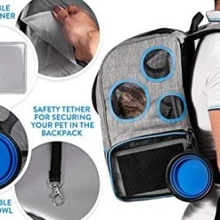 Mia's Pet Supply Purrfect Pack Cat Backpack (Basic) Backpack For Cats Small Dogs Puppies Travel