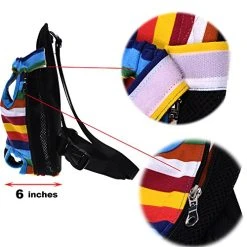 Mia's Pet Supply Cosmos Large Dog Carrier Bag - Front-Legs-Out Design for Travel 9 Mia's Pet Supply Travel : Cosmos Large Size Pet Dog Legs Out Front Carrier Bag :