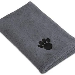 Mia's Pet Supply DII Bone Dry Microfiber Dog Bath Towel with Embroidered Paw Print - Quick Dry & Absorbent 37 Mia's Pet Supply DII Bone Dry Microfiber Dog Bath Towel With Embroidered Paw Print Hygiene