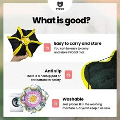 PYOGO Multi-Shape Snuffle Mat for Dogs - Interactive Dog Toy for Mental Stimulation & Fun 12 Mia's Pet Supply PYOGO Multi Shape Snuffle Mat For Dog Dog Toys