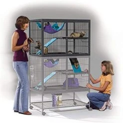 MidWest Homes For Pets Deluxe Ferret Nation Cage - Durable & Spacious Ferret Habitat 11 Mia's Pet Supply MidWest Homes For Pets, Deluxe Ferret Nation,
