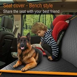 Mia's Pet Supply Dog Back Seat Cover Protector - Durable Travel Car Seat Cover for Dogs 9 Mia's Pet Supply Dog Back Seat Cover Protector Travel