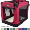 Mia's Pet Supply EliteField 3-Door Folding Soft Dog Crate, Indoor & Outdoor Pet Home Travel