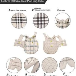 Mia's Pet Supply MIGOHI Dog Jacket For Winter Windproof Waterproof Reversible Dog Coat