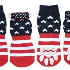 Mia's Pet Supply Apparel Posch Anti-Slip Knit Socks For Pets With Traction Soles For Indoor