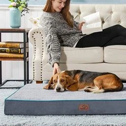 Mia's Pet Supply Bedding Bedsure XL Orthopedic Memory Foam Dog Bed