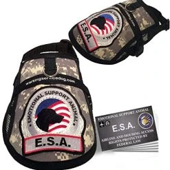 Mia's Pet Supply Premium Small Emotional Support Dog Vest