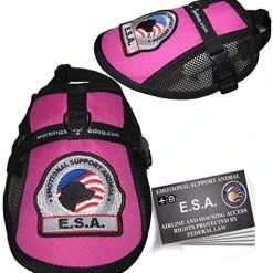 Mia's Pet Supply Premium Small Emotional Support Dog Vest