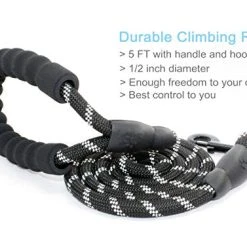 Mia's Pet Supply Strong Dog Leash With Comfortable Padded Handle Leashes And Harness