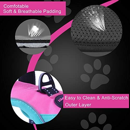 Mia's Pet Supply 2019 Upgraded No-Pull Dog Harness - 3M Reflective Adjustable Vest for Dogs 4 Mia's Pet Supply Leashes And Harness PHOEPET 2019 Upgraded No Pull Dog Harness, 3M Reflective Adjustable Vest