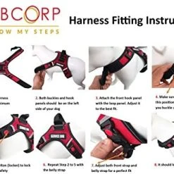 Mia's Pet Supply Reflective Dog Vest Harness - Woven Nylon & Neoprene Handle | ALBCORP Service 17 Mia's Pet Supply Leashes And Harness ALBCORP Service Dog Vest Harness - Reflective - Woven Nylon, Neoprene Handle