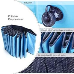 Mia's Pet Supply Jasonwell Foldable Dog Pet Bath Pool Hygiene