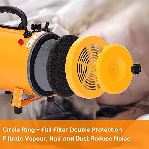 Mia's Pet Supply Free Paws Pet Dryer - High-Speed Dog & Cat Hair Blower for Quick Drying 7 Mia's Pet Supply Free Paws Pet Dryer For Dog Cat Hair Blower,