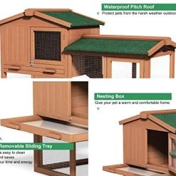 Mia's Pet Supply Rabbit Houses & Accessories Tangkula Large Chicken Coop, 58