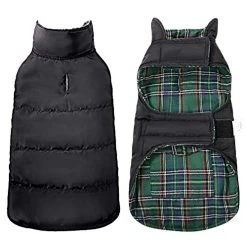 Mia's Pet Supply KAMA BRIDAL Plaid Reversible Dog Fleece Vest - Warm & Stylish Dog Apparel 30 Mia's Pet Supply Apparel KAMA BRIDAL Plaid Dog Fleece Vest, Reversible Warm Dog Clothes,