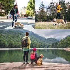 Mia's Pet Supply Tactical Dog Vest Harness, Outdoor Training Service Dog Vest Leashes And Harness