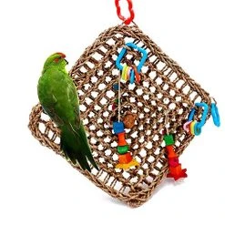 Mia's Pet Supply : Bird Toys Parrot Seagrass Activity Wall Birds