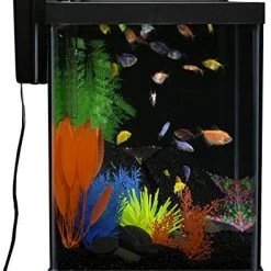 Mia's Pet Supply GloFish 20 Gallon Aquarium Kit With LED Lights, Decor Heater And Filter Fish Products