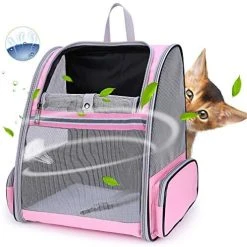 Mia's Pet Supply Lollimeow Pet Carrier Backpack For Dogs And Cats Travel