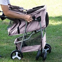 Mia's Pet Supply Travel Paws & Pals 4 Wheeler Elite Jogger Pet Stroller