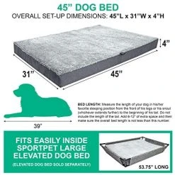 Wholesale Mia's Pet Supply Deluxe Dog Mattress - Water-Resistant Liner Pet Bed for Cats & Dogs 10 Mia's Pet Supply Bedding SportPet Designs Deluxe Dog Mattress, Water-Resistant Liner Pet Bed,