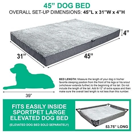 Wholesale Mia's Pet Supply Deluxe Dog Mattress - Water-Resistant Liner Pet Bed for Cats & Dogs 3 Mia's Pet Supply Bedding SportPet Designs Deluxe Dog Mattress, Water-Resistant Liner Pet Bed,